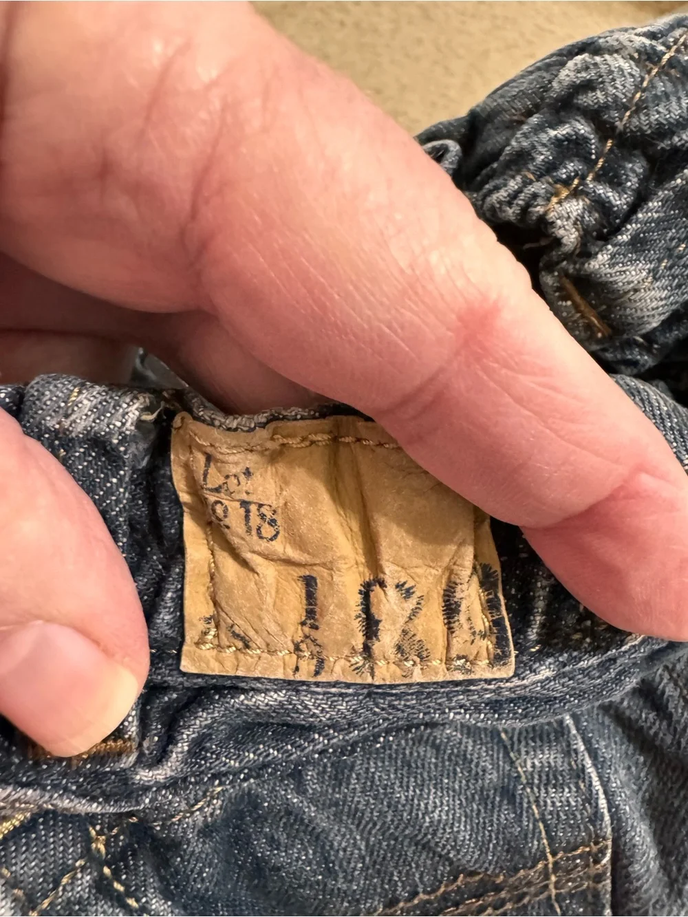 The Children's Place Distressed Baby Denim Jeans - Faux Repair Patches
